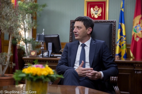 President of the Parliament Mr Darko Pajović meets with President of the SEC Mr Budimir Šaranović