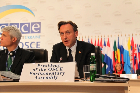 President of the OSCE Parliamentary Assembly Mr Ranko Krivokapić meets directors of OSCE institutions in Vienna