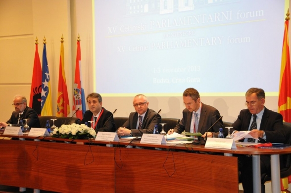 Vice President of the Parliament of Montenegro Mr Suljo Mustafić opened the XV Cetinje Parliamentary Forum today