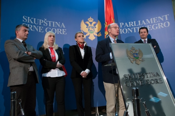 Press conference on the end of the visit of co-rapporteurs of the PACE Monitoring Committee to Montenegro held