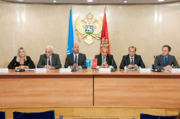 Press conference regarding presentation of the findings of the research “Violence against Children in Montenegro – Research on Knowledge, Views and Conduct, 2013” held