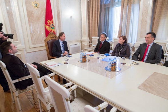 President of the Parliament of Montenegro receives the founder of the weekly “Monitor” and independent daily “Vijesti”, Director Executive of the weekly “Monitor” and Director of the independent daily “Vijesti”