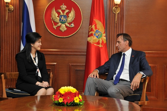 President of the Parliament of Montenegro Mr Ranko Krivokapić spoke today with the Prime Minister of the Thailand Government and Minister of Defence Ms Jingluk Shinawatra