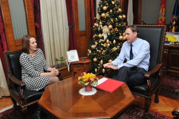 President of the Parliament received today a director and a member of the Association of Parents