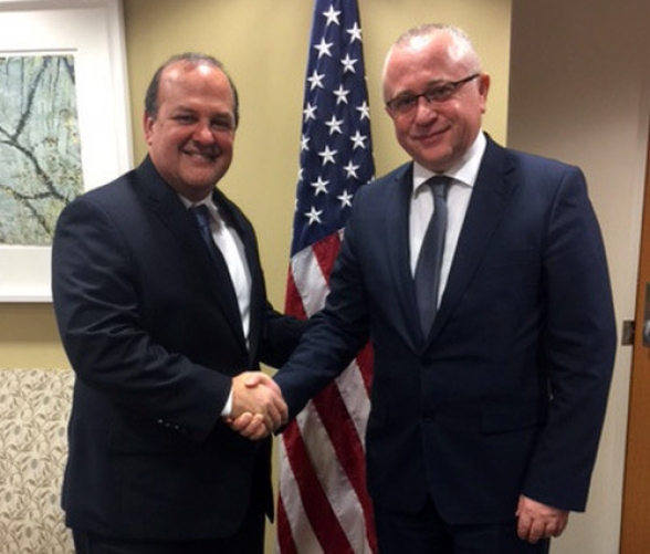 Vice President Mustafić has a series of meetings on day one of his visit to the USA