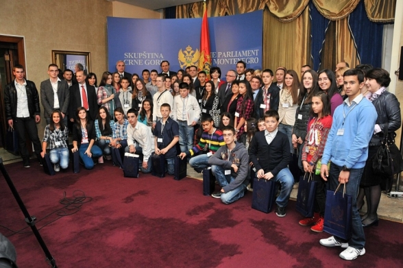 President of the Parliament of Montenegro today to open VI session of Children&#039;s Parliament