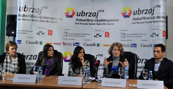The Chairperson of the Gender Equality Committee Ms Nada Drobnjak participated in the panel discussion “How can we affirm rights of marginalized groups? – Echo of the Fast Forward Human Rights Film Festival 2013”