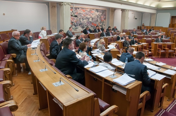 Sitting of the Sixth Extraordinary Session of the Parliament of Montenegro in 2013