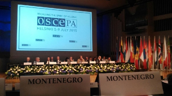 President of the Parliament of Montenegro participates in the Annual Session of the OSCE PA in Helsinki