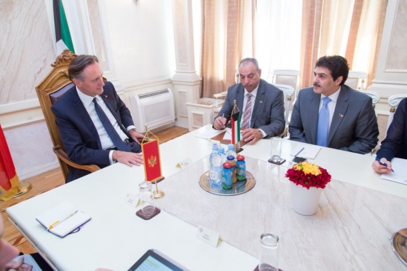 President Krivokapić receives Chair of the Parliamentary Friendship Group of the National Assembly of Kuwait