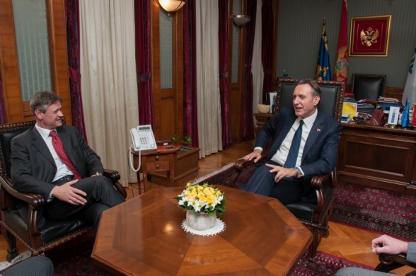 President of the Parliament of Montenegro receives Ambassador of the Swiss Confederation