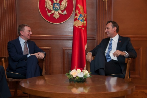 President of the Parliament of Montenegro met with the Foreign Minister of the Republic of Latvia