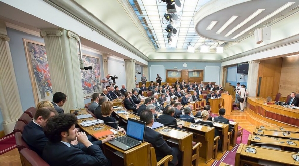 Sitting of the Seventh Extraordinary Session of the Parliament of Montenegro in 2013