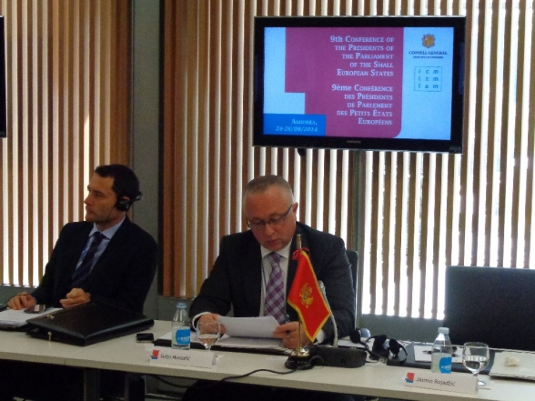 U Andori održana „Deveta konferencija predsjednika parlamenata malih evropskih država“