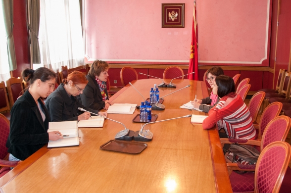 Chairperson of the Gender Equality Committee received the Head of Democratisation Department of the OSCE Mission to Montenegro Ms Lia Magnaguagno