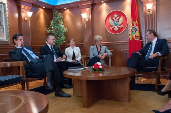 President of the Parliament of Montenegro received the Minister of Defence of the Republic of Italy