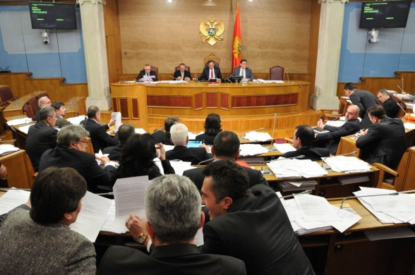 Today – Continuation of the Sitting of the First Extraordinary Session of the Parliament of Montenegro in 2014