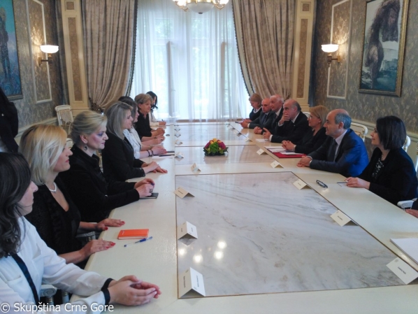 Poslanice u Skupštini sastale se sa predśednicom Republike Malte