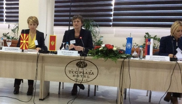 Chairperson of the Gender Equality Committee Ms Nada Drobnjak participated in the regional workshop in Skopje