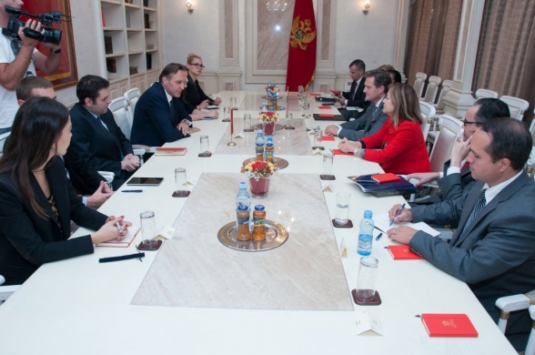 President of the Parliament of Montenegro, Ranko Krivokapić, received the delegation of American congressmen
