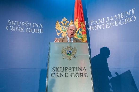 Povodom završetka prve monitoring pośete Crnoj Gori koizvjestioci Monitoring komiteta Parlamentarne skupštine Savjeta Evrope održali konferenciju za medije