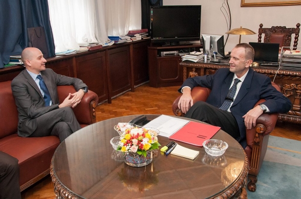 Potpredsjednik Skupštine Crne Gore Željko Šturanović primio ambasadora  Mađarske u Crnoj Gori Kristijana Pošu