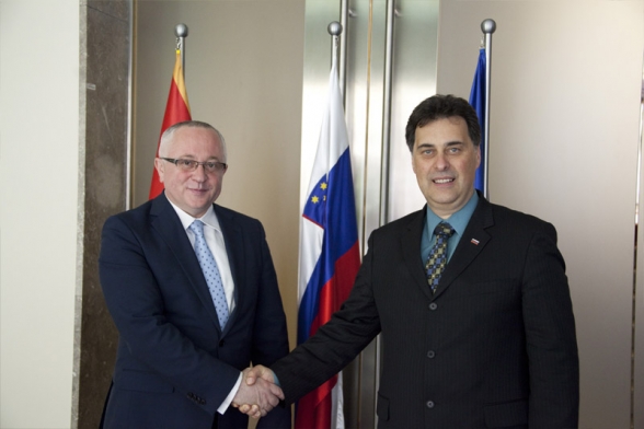 Vice-President of the Parliament, Mr Suljo Mustafić, paying a visit to the Republic of Slovenia