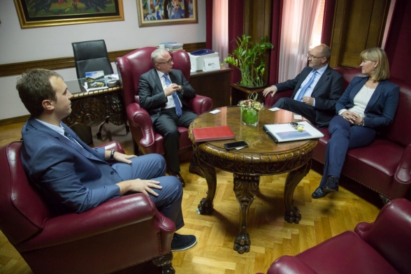 Vice President of the Parliament Mr Suljo Mustafić meets the Director of the Konrad Adenauer Foundation