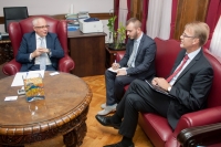 Potpredsjednik Mustafić primio novoimenovanog šefa Delegacije Evropske unije Aiva Orava