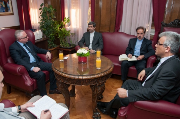 Meeting of Vice President Mustafić with Ambassador of the Islamic Republic of Iran