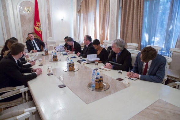 Predśednik Skupštine primio članove grupe prijateljstva crnogorskog i belgijskog parlamenta