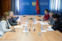 MP Mr Branko Čavor holds a meeting with the Ambassador of Romania to Montenegro