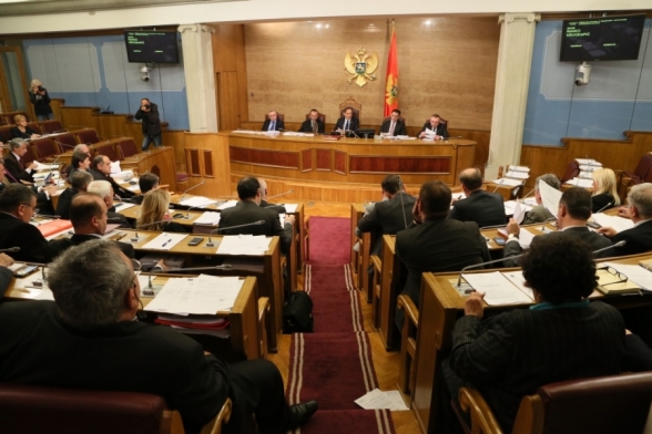 Danas nastavak šeste śednica drugog redovnog zasijedanja Skupštine Crne Gore u 2013. godini