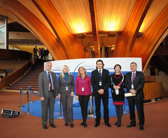 Ended - Day One of the PACE Winter Session attended by the Delegation of the Parliament of Montenegro