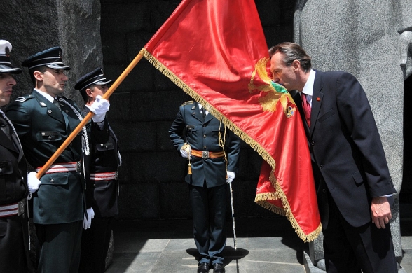 The President of the Parliament of Montenegro to lay down the laurel wreath on the Mausoleum of Petar II Petrović Njegoš
