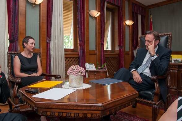 President of the Parliament of Montenegro Mr Ranko Krivokapić spoke with Ms Hana Hubackova, the Ambassador of the Czech Republic