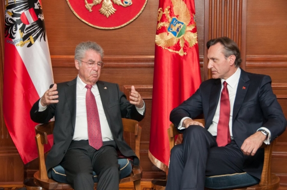 The President of the Parliament of Montenegro and OSCE PA met with the President of Austria