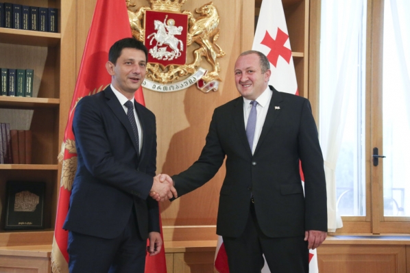 Pajović se sastao predśednikom i ministrom vanjskih poslova Gruzije