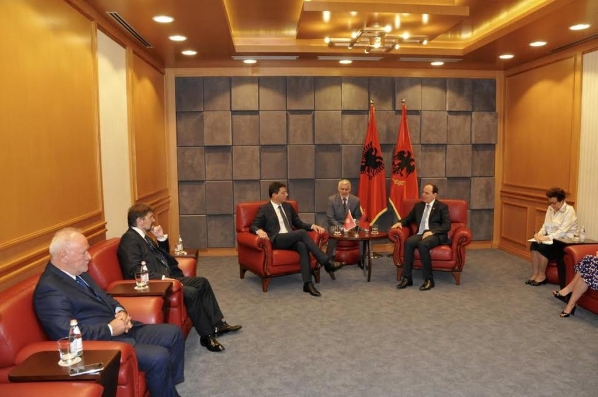 President of the Parliament Mr Darko Pajović meets with President of Albania Mr Bujar Nishani