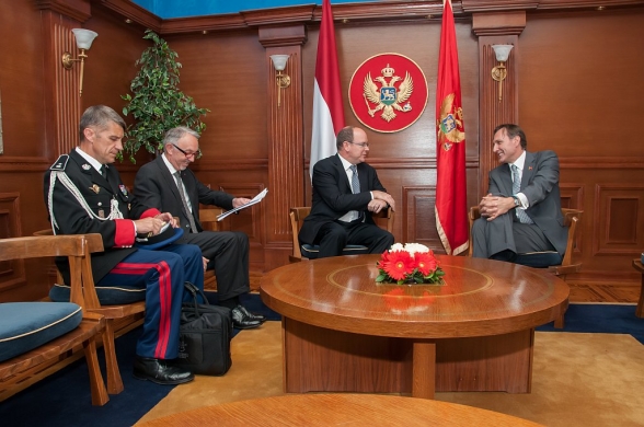 President of the Parliament of Montenegro Mr Ranko Krivokapić met today Prince Albert II of Monaco