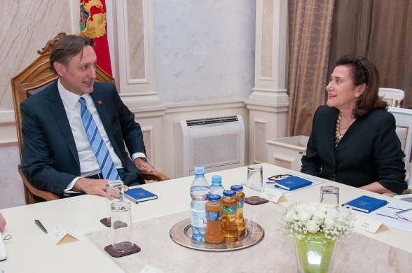 President of the Parliament of Montenegro Mr Ranko Krivokapić spoke with Ms Alexandra Cas-Granje
