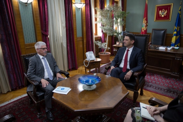 Predśednik Skupštine primio šefa Delegacije EU u Crnoj Gori