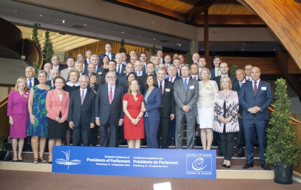 President of the Parliament takes part in the European Conference of Presidents of Parliament of the CoE member states in Strasbourg