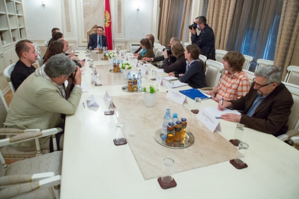 President of the Parliament received a group of journalists from the EU member states
