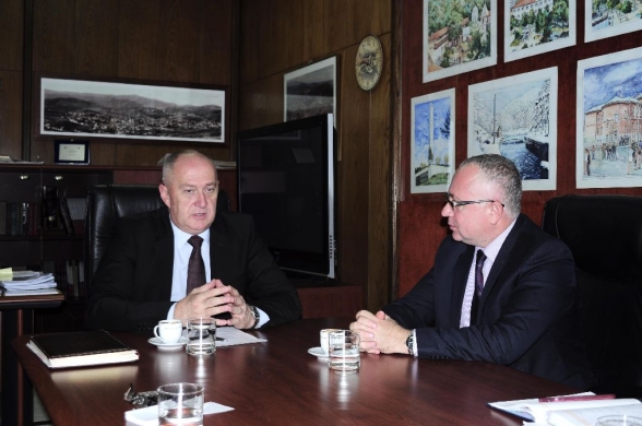 Potpredsjednik Skupštine Crne Gore Suljo Mustafić razgovarao sa čelnicima  opštine Pljevlja