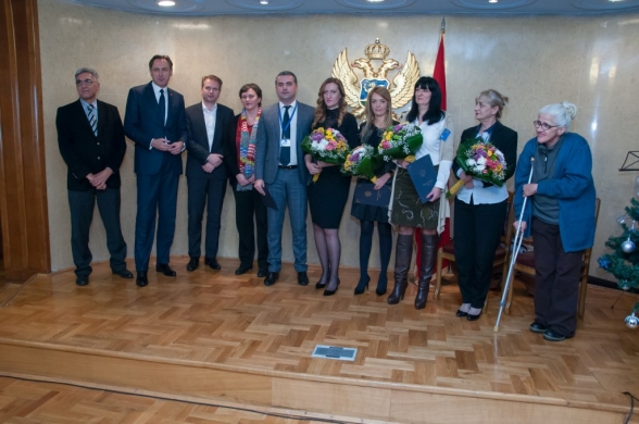 In the Parliament of Montenegro traditionally presented annual awards to the best civil servants and state employees