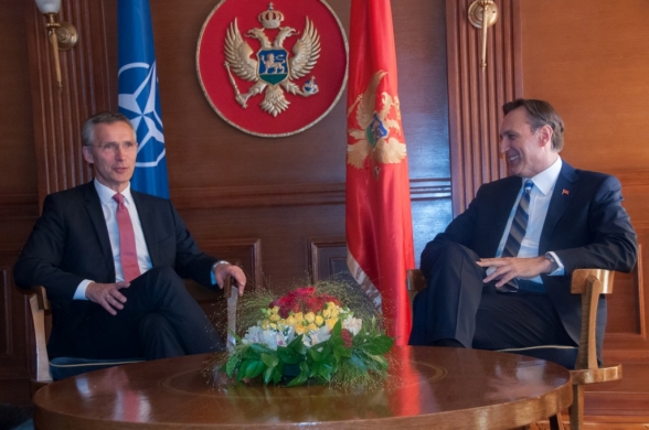 President of Parliament of Montenegro meets with NATO Secretary General