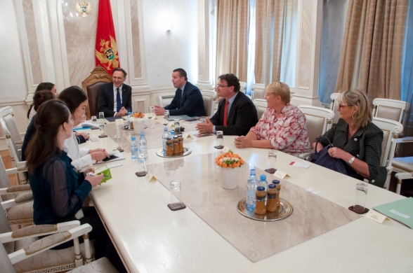 President of the Parliament of Montenegro received members of the Friendship Group of Montenegrin and French parliaments