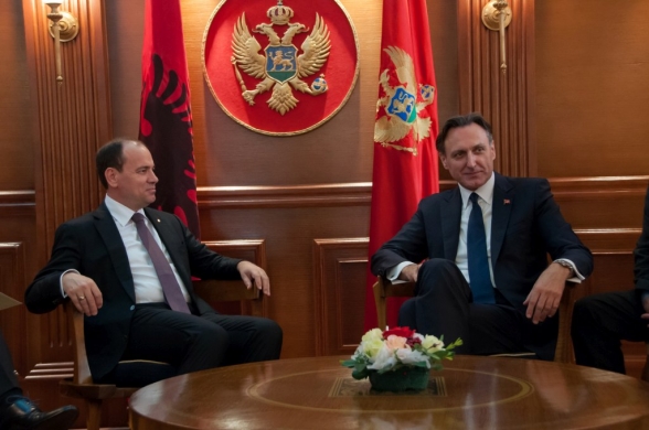 President of the Parliament of Montenegro Mr Ranko Krivokapić receives President of the Republic of Albania