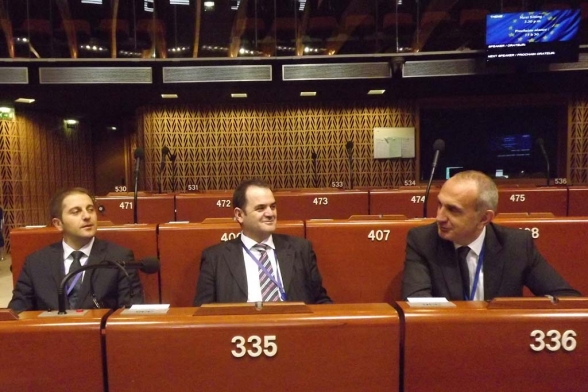 Second day of the Winter Session of the PACE in 2013